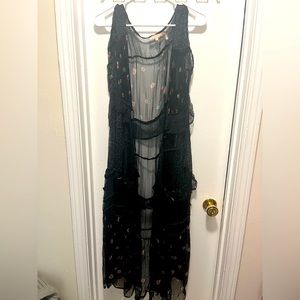 NFC by Free People Sheer long cover up